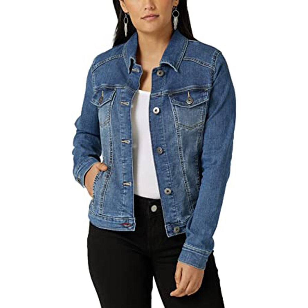 Wrangler Authentics Women's Stretch Denim Jacket JEC Shops LLC