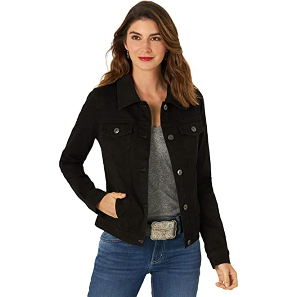 Wrangler Authentics Women's Stretch Denim Jacket JEC Shops LLC