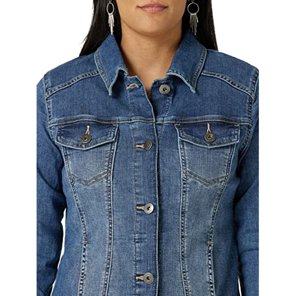 Wrangler Authentics Women's Stretch Denim Jacket JEC Shops LLC