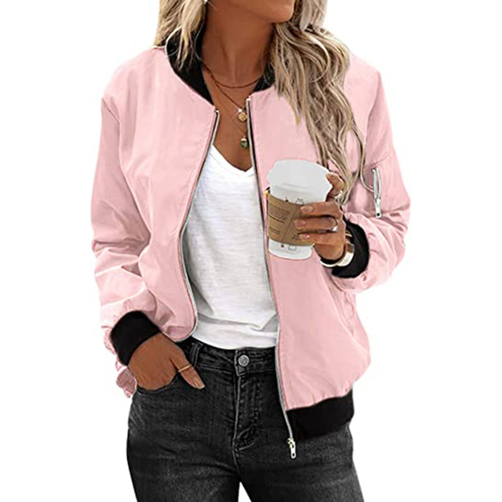 Zeagoo Women's Bomber Jacket JEC Shops LLC