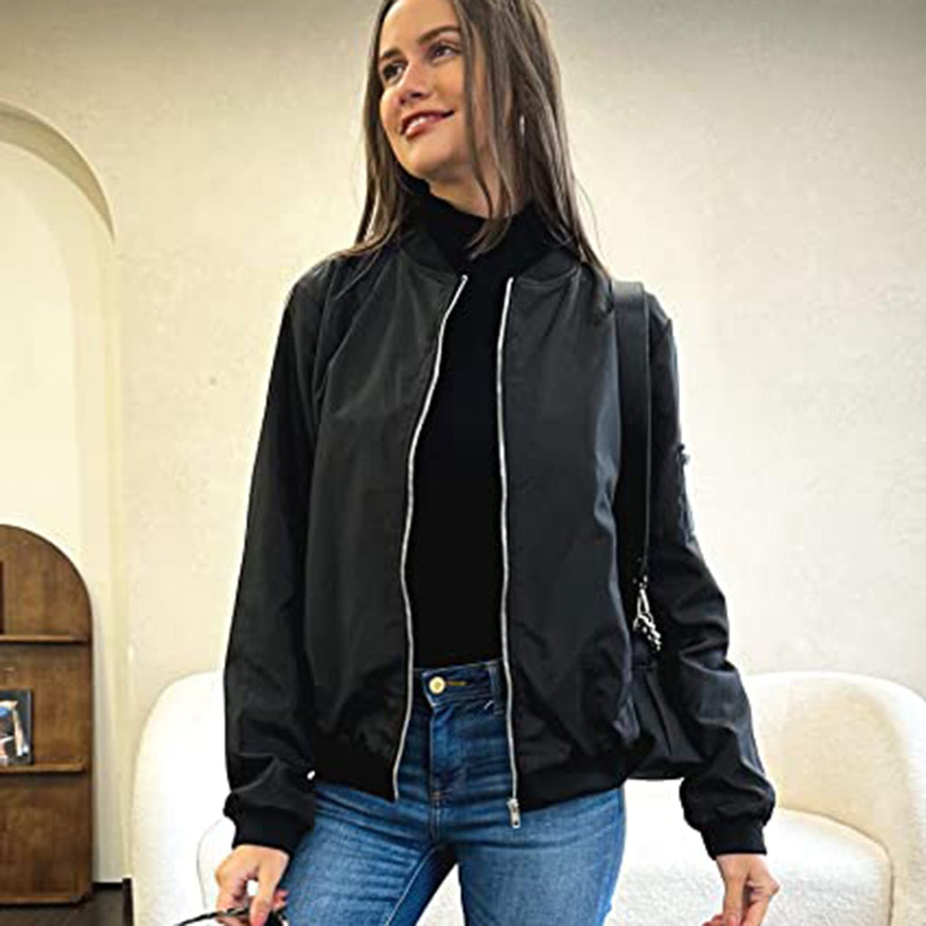 Zeagoo Women's Bomber Jacket JEC Shops LLC